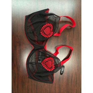 NWT Adore Me Alyshia Unlined Heart Bra Size 38I
